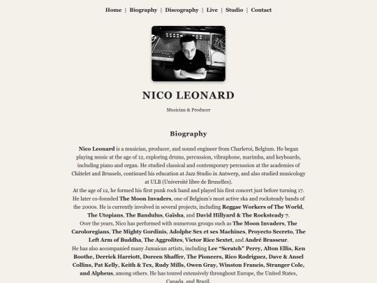 biography screenshot