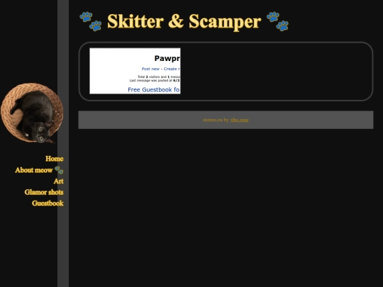 guestbook screenshot