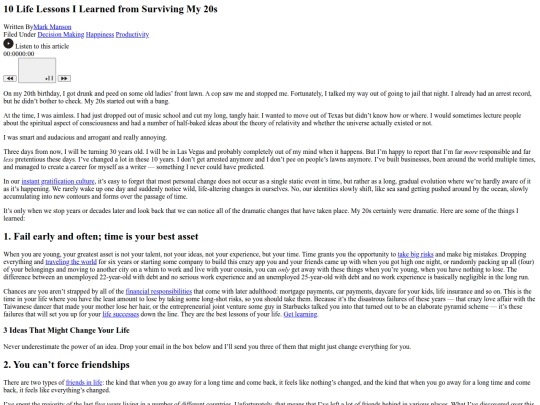 markmanson/20 screenshot