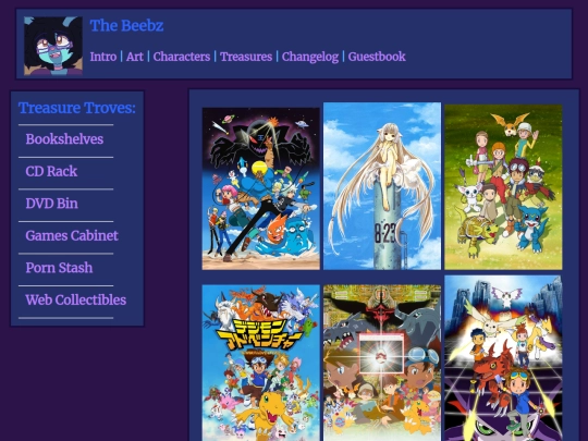 treasures/dvd-bin screenshot
