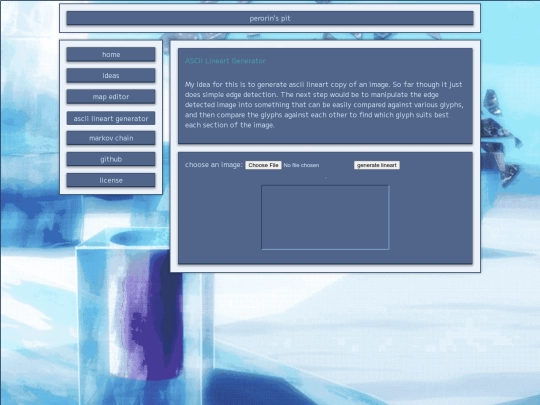 ascii-lineart-generator screenshot