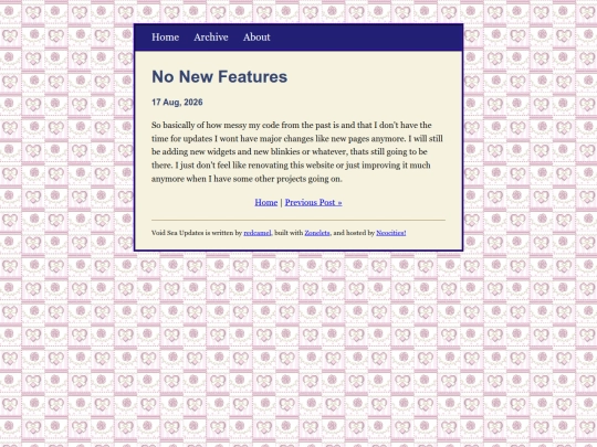 blogorupdate/posts/2026-08-17-No-New-Features screenshot