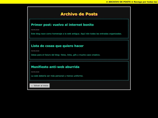 posts screenshot