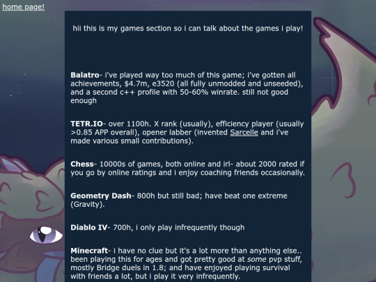 games screenshot
