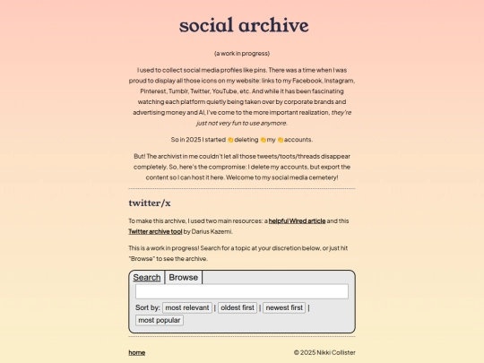 social-archive screenshot