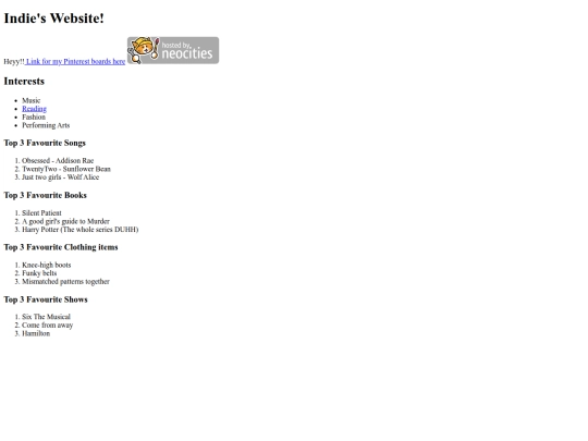 index screenshot