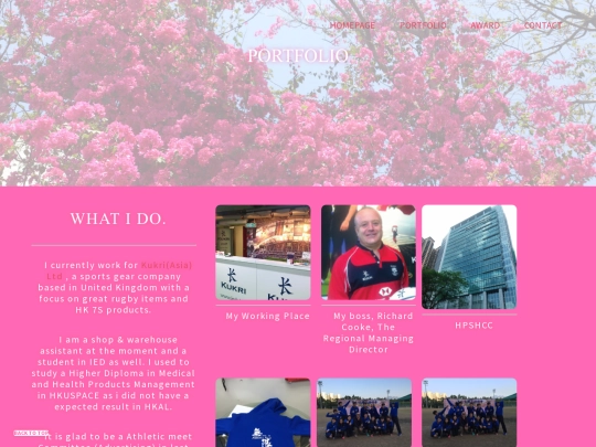 portfolio screenshot