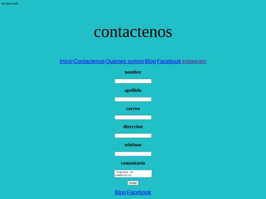 Contacto screenshot