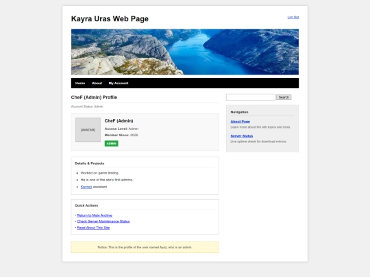 adminchef screenshot