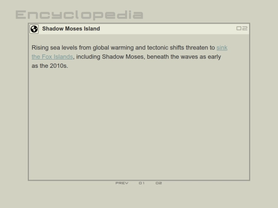encyclopedia/locations/Shadow_Moses_Island/02 screenshot