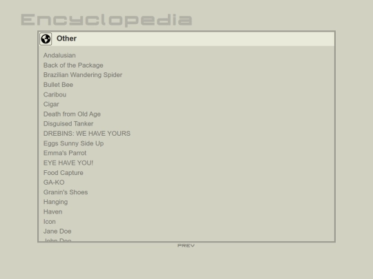 encyclopedia/other screenshot