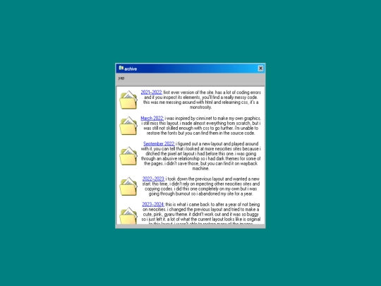 archive screenshot