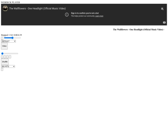 webdeck-player screenshot