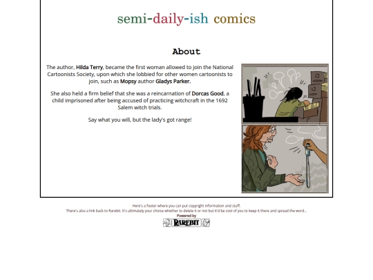 dailycomic/about screenshot