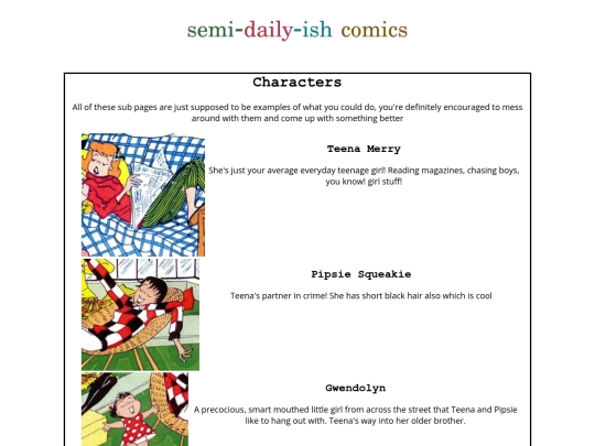 dailycomic/characters screenshot