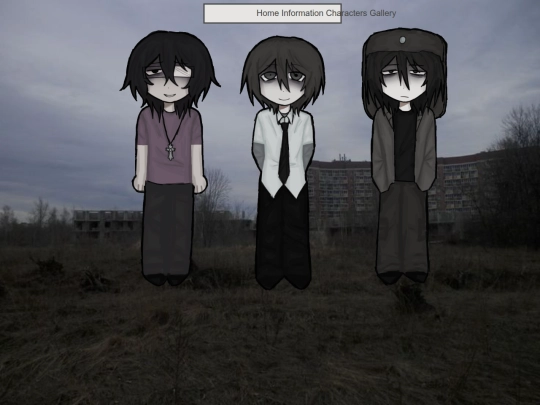 Characters screenshot