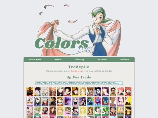 colorstcg/colors-tradepile screenshot