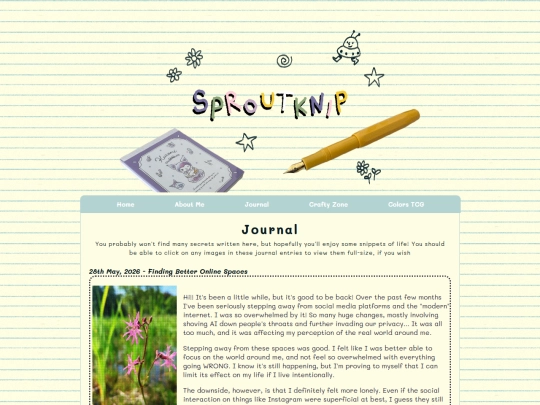 journal screenshot