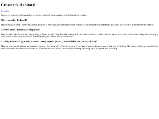 Crosscats/habitat screenshot