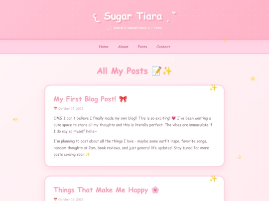 posts screenshot