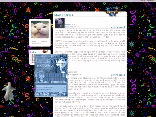 personalblog screenshot