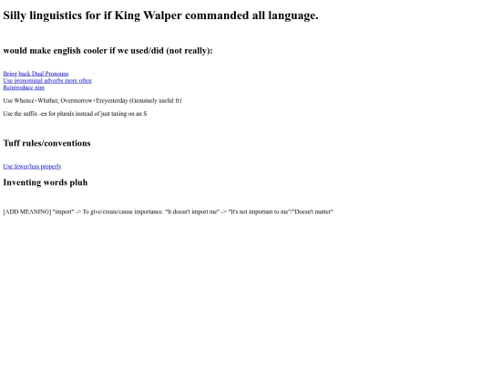 linguistics screenshot