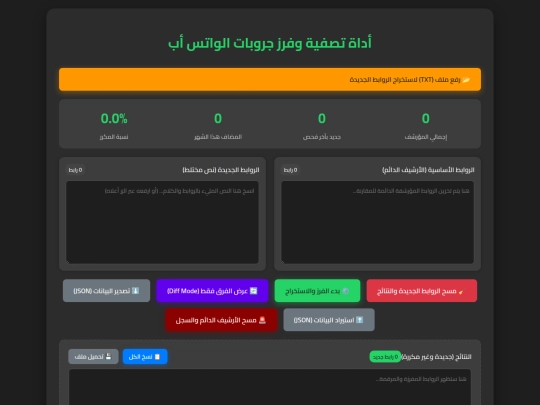 فرز روابط الجروبات screenshot