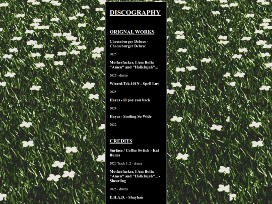 Discography/Discography screenshot