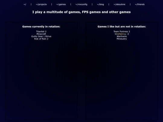 games screenshot