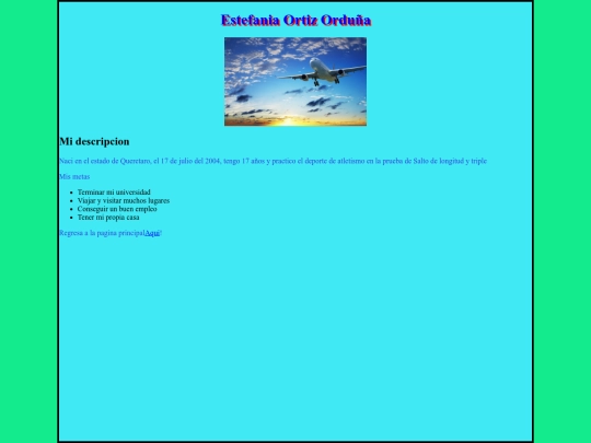 Estefania/mismetas screenshot
