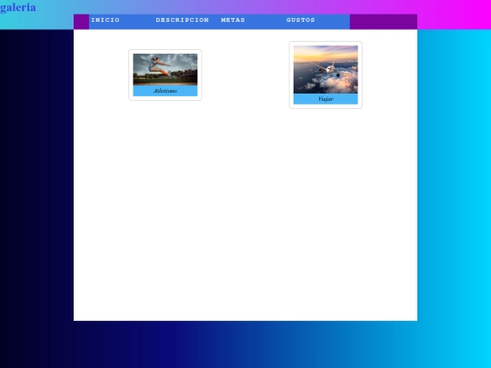 Practica de estructura.Css/gustos screenshot