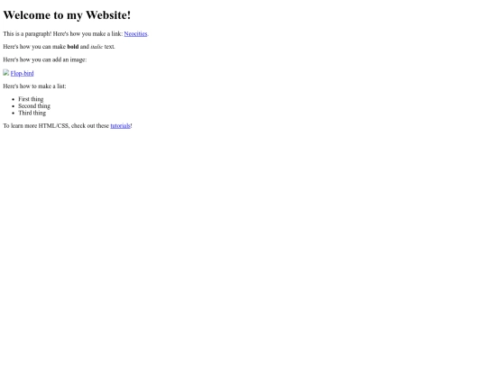 index screenshot