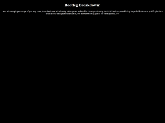 bootleg screenshot