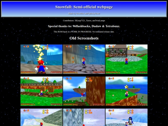 snowfall screenshot