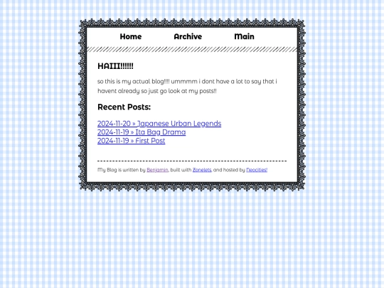 blog screenshot