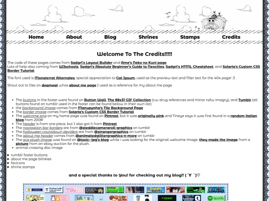 credits screenshot