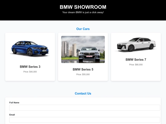 BMW WEB SITE/bmw screenshot