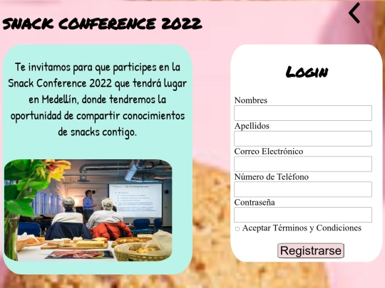 SNACK_CONFERENCE/snack screenshot