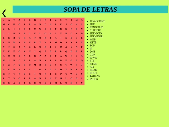 SOPA_DE_LETRAS/sopaletras screenshot