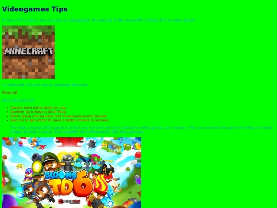 index screenshot