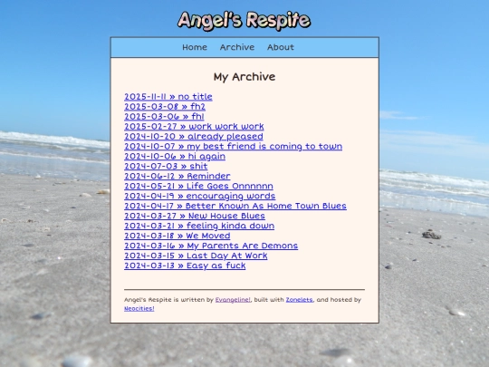 archive screenshot