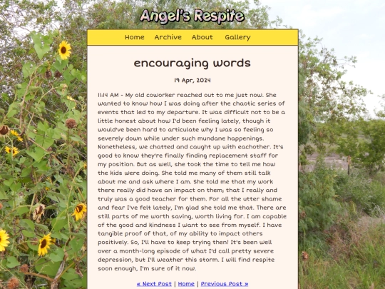posts/2024-04-19-encouraging-words screenshot