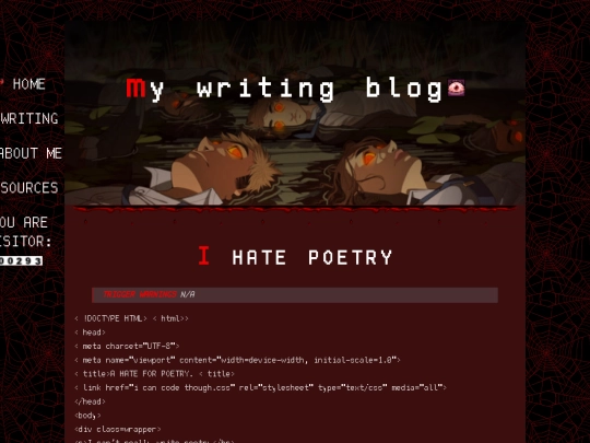 library/poetry screenshot