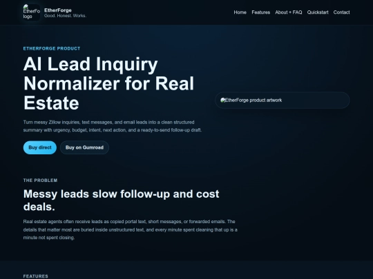 product-lead-normalizer screenshot