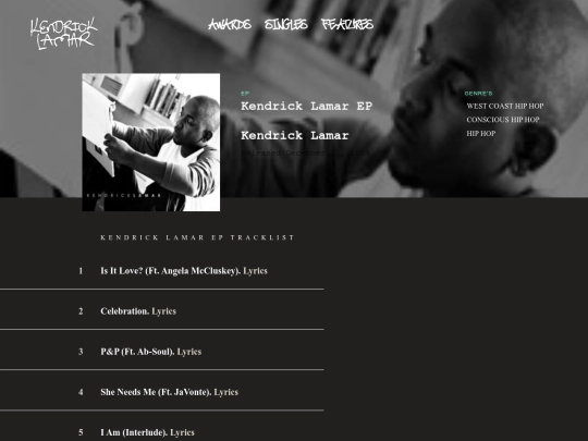 KendrickLamar screenshot