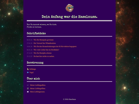 startnuss screenshot