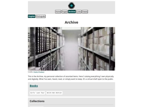 archive screenshot