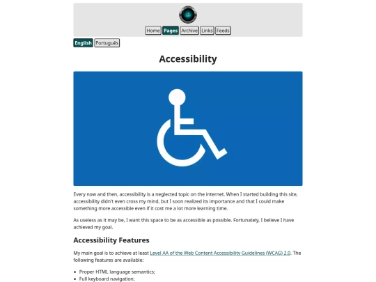 pages/accessibility screenshot