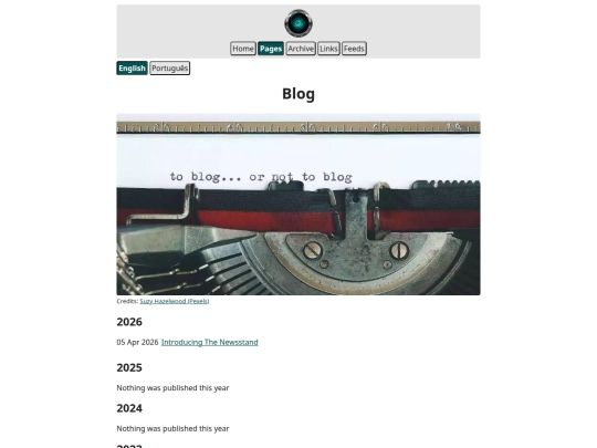 pages/blog screenshot