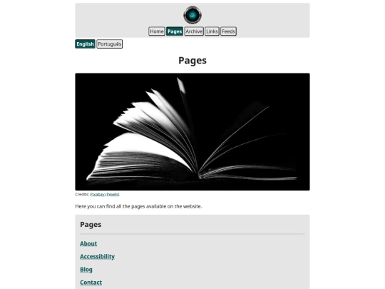 pages screenshot